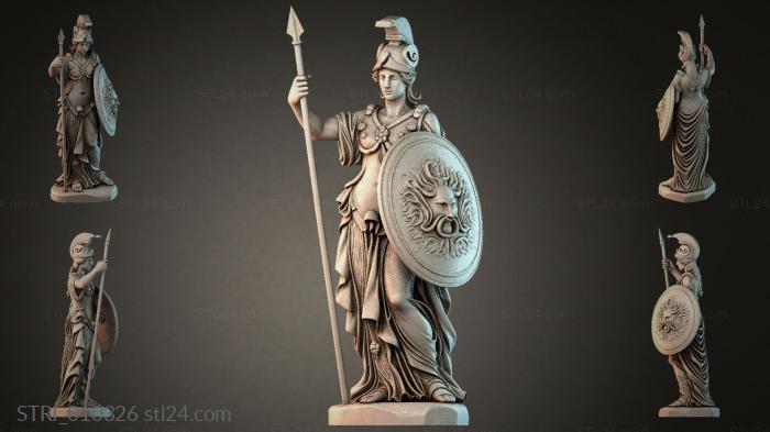Статуэтки разные (STRI_010326) 3D модель для ЧПУ станка