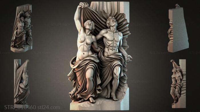 Статуэтки разные (STRI_010460) 3D модель для ЧПУ станка