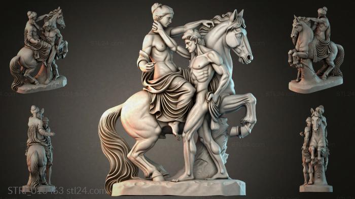 Статуэтки разные (STRI_010463) 3D модель для ЧПУ станка