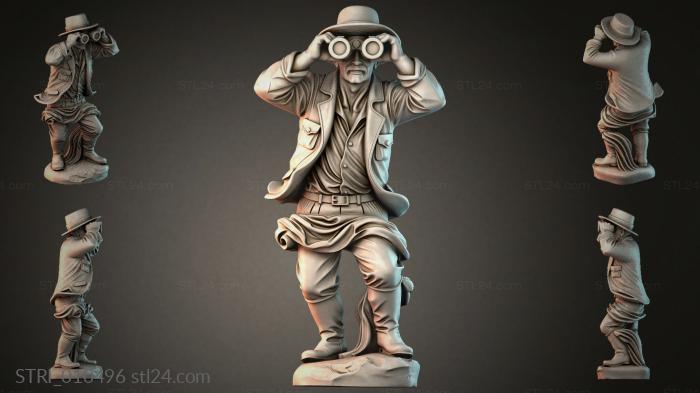 Статуэтки разные (STRI_010496) 3D модель для ЧПУ станка