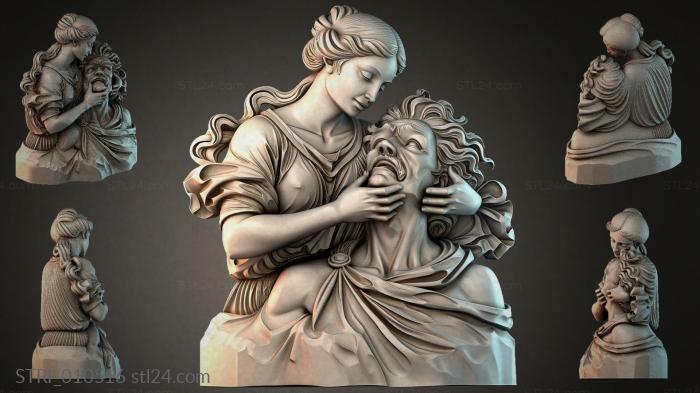 Статуэтки разные (STRI_010516) 3D модель для ЧПУ станка