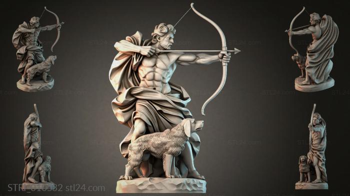 Статуэтки разные (STRI_010532) 3D модель для ЧПУ станка