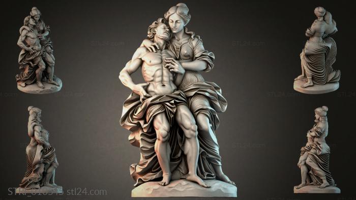 Статуэтки разные (STRI_010545) 3D модель для ЧПУ станка