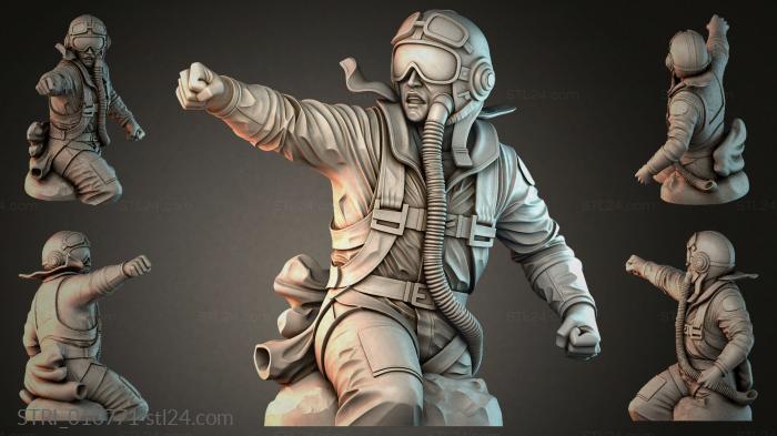 Статуэтки разные (STRI_010771) 3D модель для ЧПУ станка