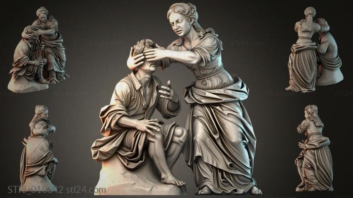 Статуэтки разные (STRI_010842) 3D модель для ЧПУ станка