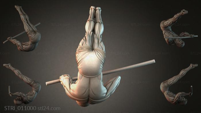 Статуэтки разные (STRI_011000) 3D модель для ЧПУ станка
