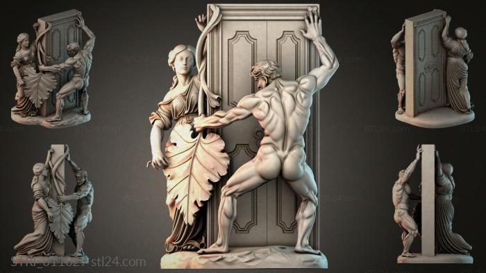 Статуэтки разные (STRI_011029) 3D модель для ЧПУ станка