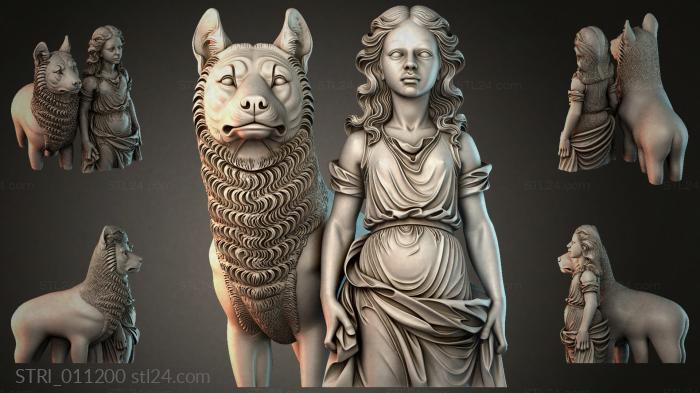 Статуэтки разные (STRI_011200) 3D модель для ЧПУ станка