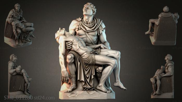 Статуэтки разные (STRI_011280) 3D модель для ЧПУ станка