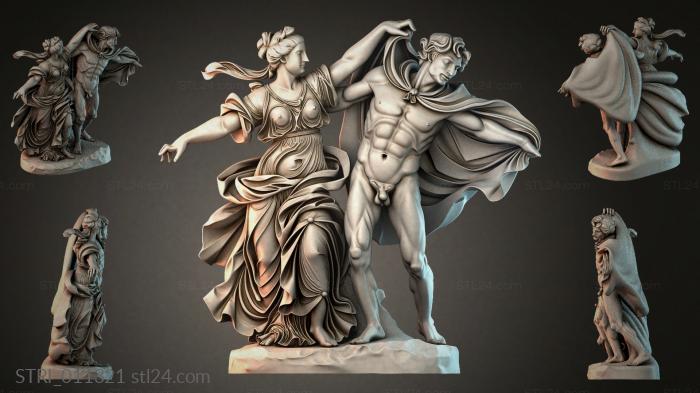 Статуэтки разные (STRI_011321) 3D модель для ЧПУ станка