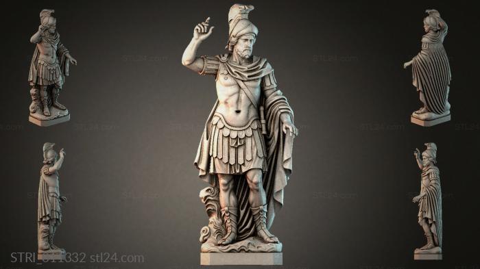Статуэтки разные (STRI_011332) 3D модель для ЧПУ станка