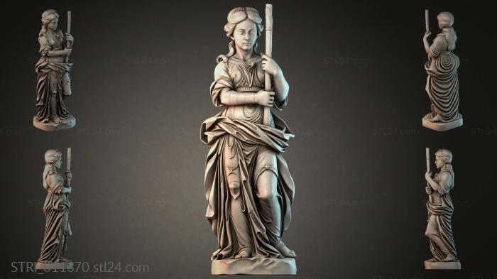 Статуэтки разные (STRI_011370) 3D модель для ЧПУ станка