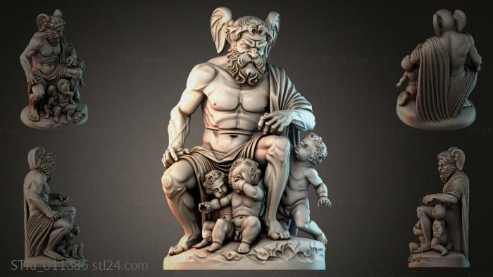 Статуэтки разные (STRI_011385) 3D модель для ЧПУ станка