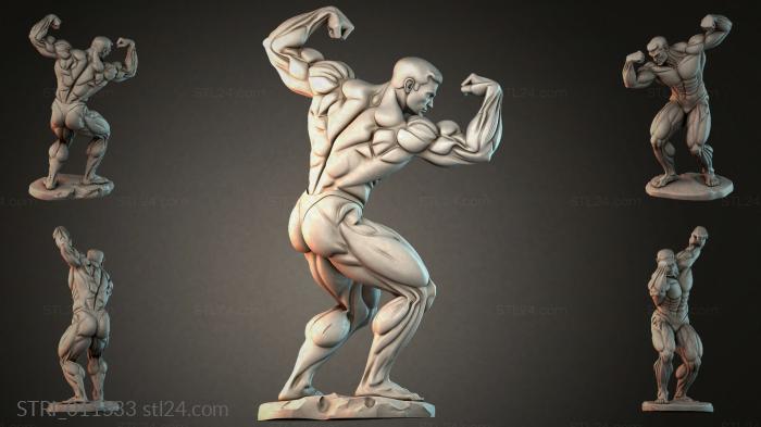 Статуэтки разные (STRI_011533) 3D модель для ЧПУ станка