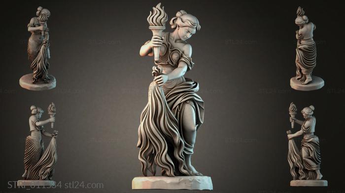 Статуэтки разные (STRI_011534) 3D модель для ЧПУ станка