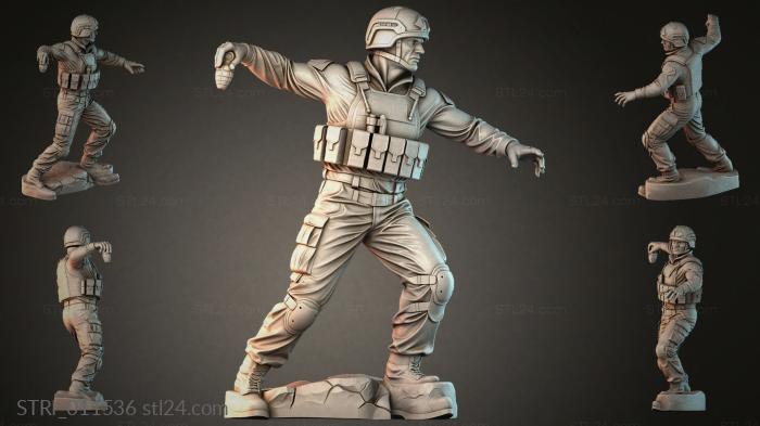 Статуэтки разные (STRI_011536) 3D модель для ЧПУ станка