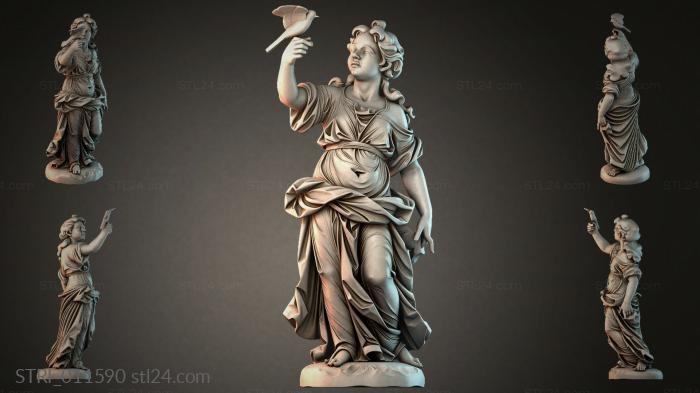 Статуэтки разные (STRI_011590) 3D модель для ЧПУ станка