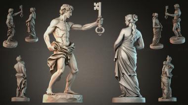 Various figurines STRI_011678 3d model