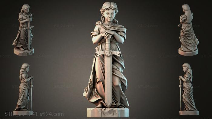 Статуэтки разные (STRI_011741) 3D модель для ЧПУ станка