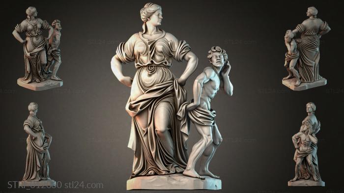 Статуэтки разные (STRI_012060) 3D модель для ЧПУ станка