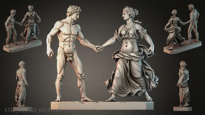 Статуэтки разные (STRI_012082) 3D модель для ЧПУ станка