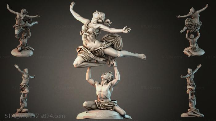 Статуэтки разные (STRI_012112) 3D модель для ЧПУ станка