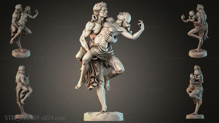 Статуэтки разные (STRI_012389) 3D модель для ЧПУ станка
