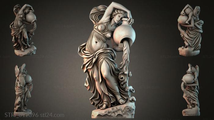 Статуэтки разные (STRI_012396) 3D модель для ЧПУ станка