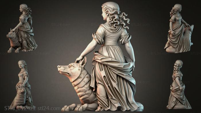 Статуэтки разные (STRI_012422) 3D модель для ЧПУ станка