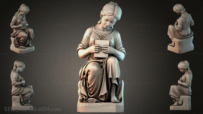 Статуэтки разные (STRI_012430) 3D модель для ЧПУ станка