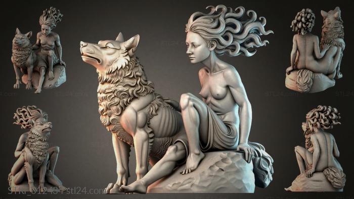 Статуэтки разные (STRI_012434) 3D модель для ЧПУ станка