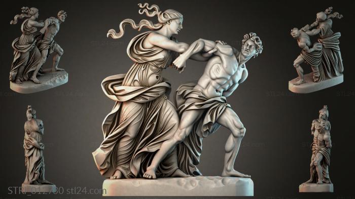 Статуэтки разные (STRI_012730) 3D модель для ЧПУ станка