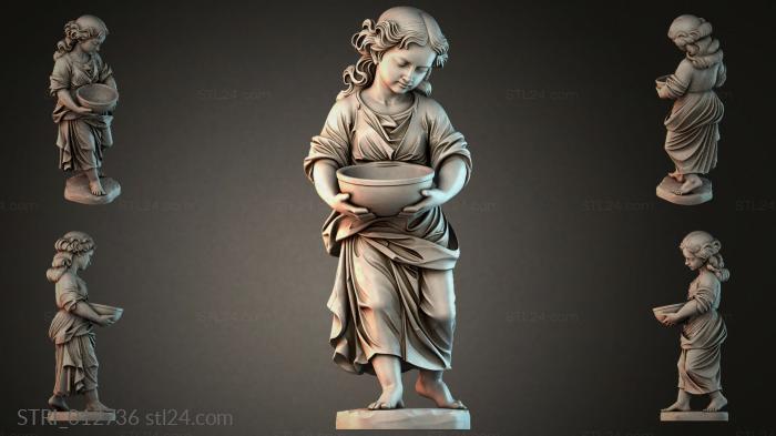 Статуэтки разные (STRI_012736) 3D модель для ЧПУ станка