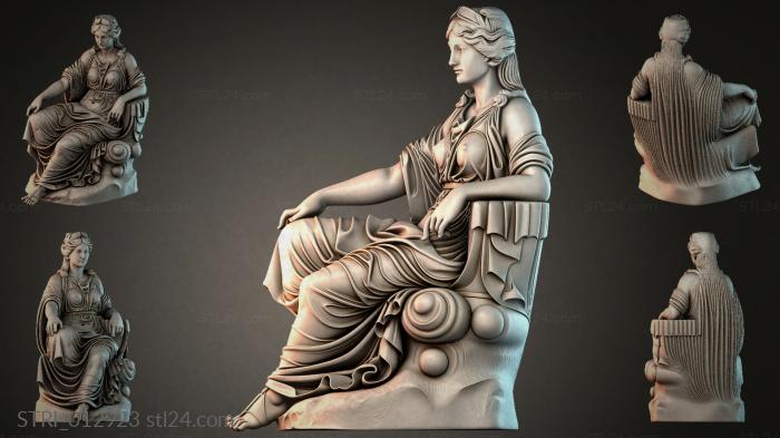 Статуэтки разные (STRI_012923) 3D модель для ЧПУ станка