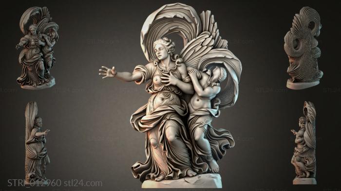 Статуэтки разные (STRI_012960) 3D модель для ЧПУ станка