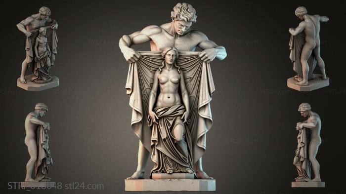Статуэтки разные (STRI_013048) 3D модель для ЧПУ станка