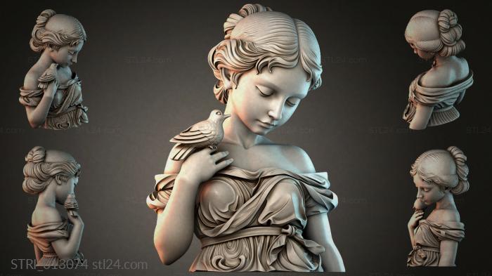 Статуэтки разные (STRI_013074) 3D модель для ЧПУ станка