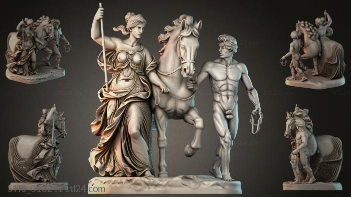 Статуэтки разные (STRI_013241) 3D модель для ЧПУ станка