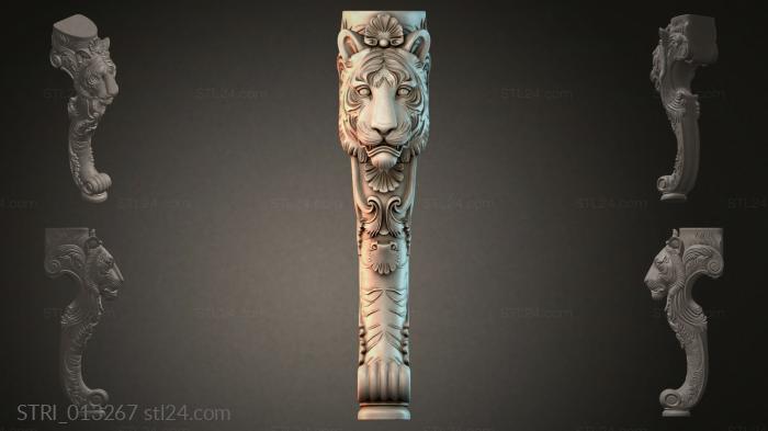 Статуэтки разные (STRI_013267) 3D модель для ЧПУ станка
