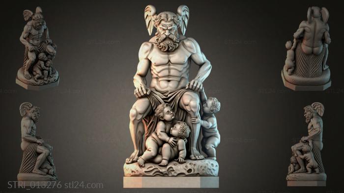 Статуэтки разные (STRI_013276) 3D модель для ЧПУ станка