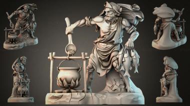 Various figurines STRI_013396 3d model