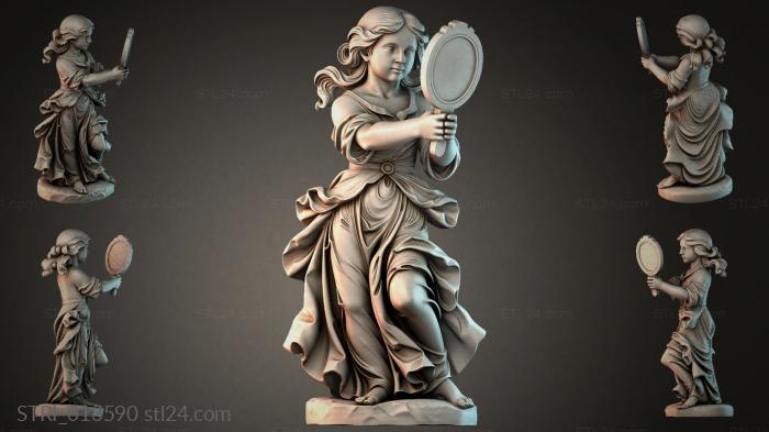 Статуэтки разные (STRI_013590) 3D модель для ЧПУ станка