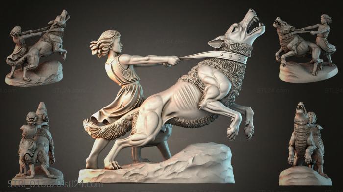 Статуэтки разные (STRI_013620) 3D модель для ЧПУ станка