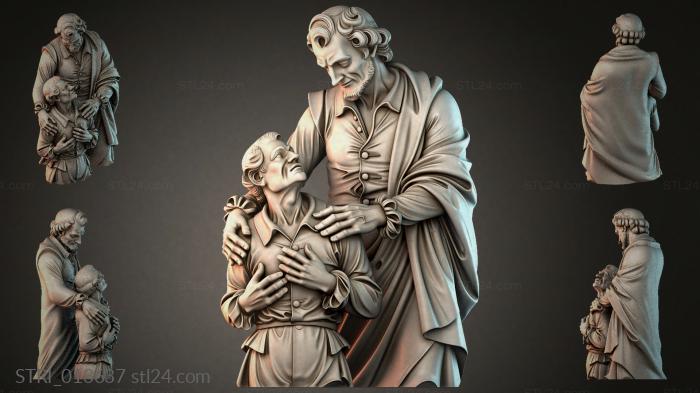 Статуэтки разные (STRI_013637) 3D модель для ЧПУ станка