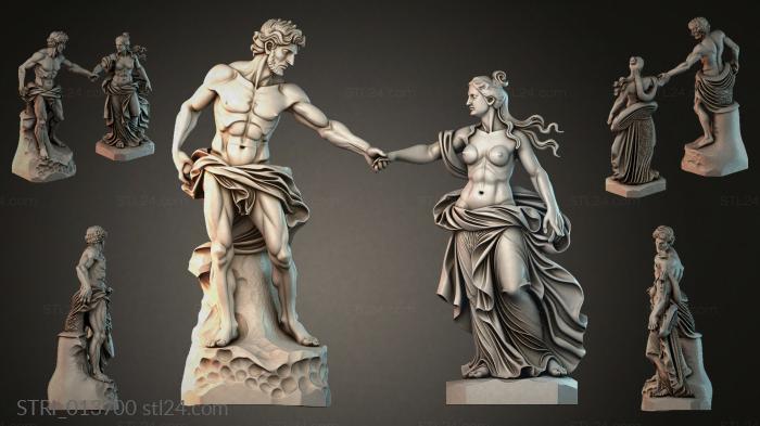 Статуэтки разные (STRI_013700) 3D модель для ЧПУ станка