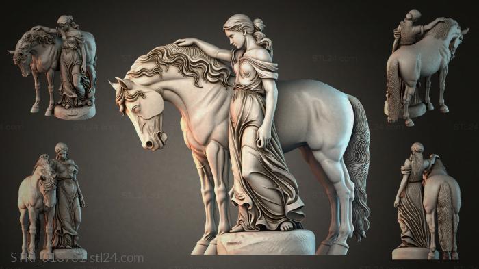 Статуэтки разные (STRI_013701) 3D модель для ЧПУ станка