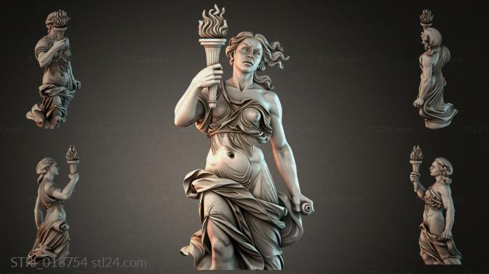 Статуэтки разные (STRI_013754) 3D модель для ЧПУ станка