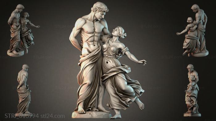Статуэтки разные (STRI_013794) 3D модель для ЧПУ станка