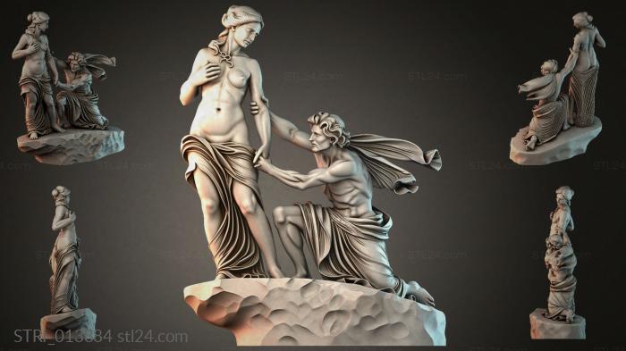 Статуэтки разные (STRI_013884) 3D модель для ЧПУ станка