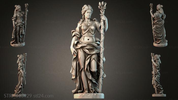 Статуэтки разные (STRI_013929) 3D модель для ЧПУ станка